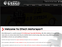 Tablet Screenshot of dtechmotorsport.com